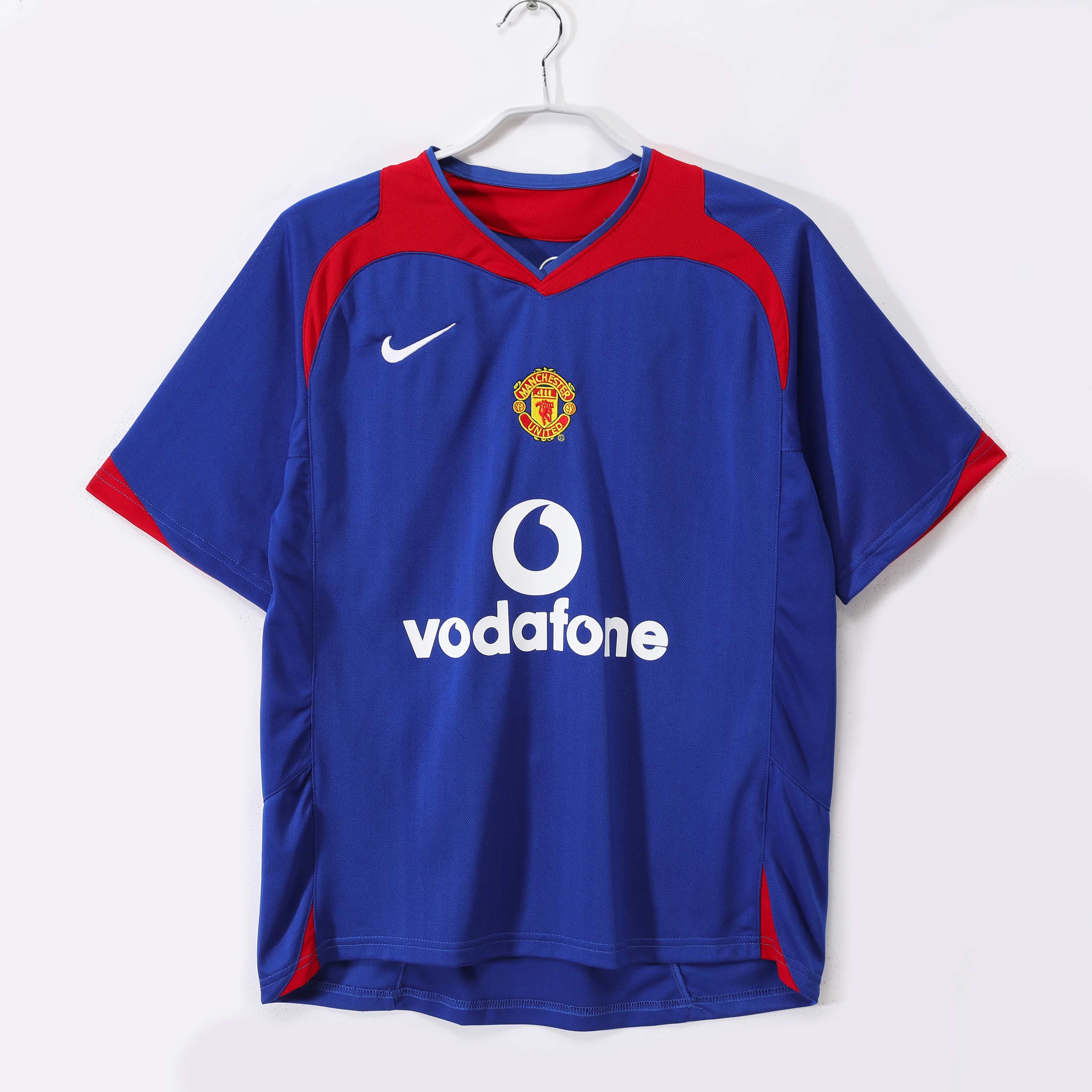 Camiseta de fútbol Manchester United 2005/06 VISITANTE MANGA CORTA VERSION FAN